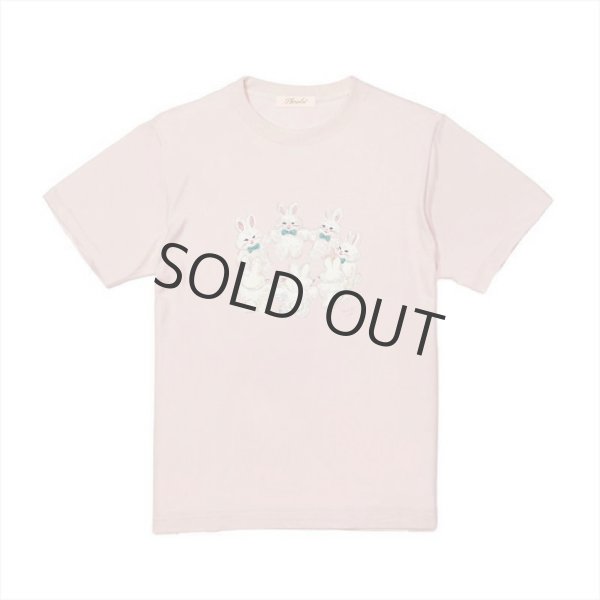 画像1: コットンTシャツ「Dance in the Circle」BABY PINK (1)